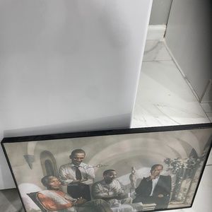 African American Heroes 10 by 20 Framed